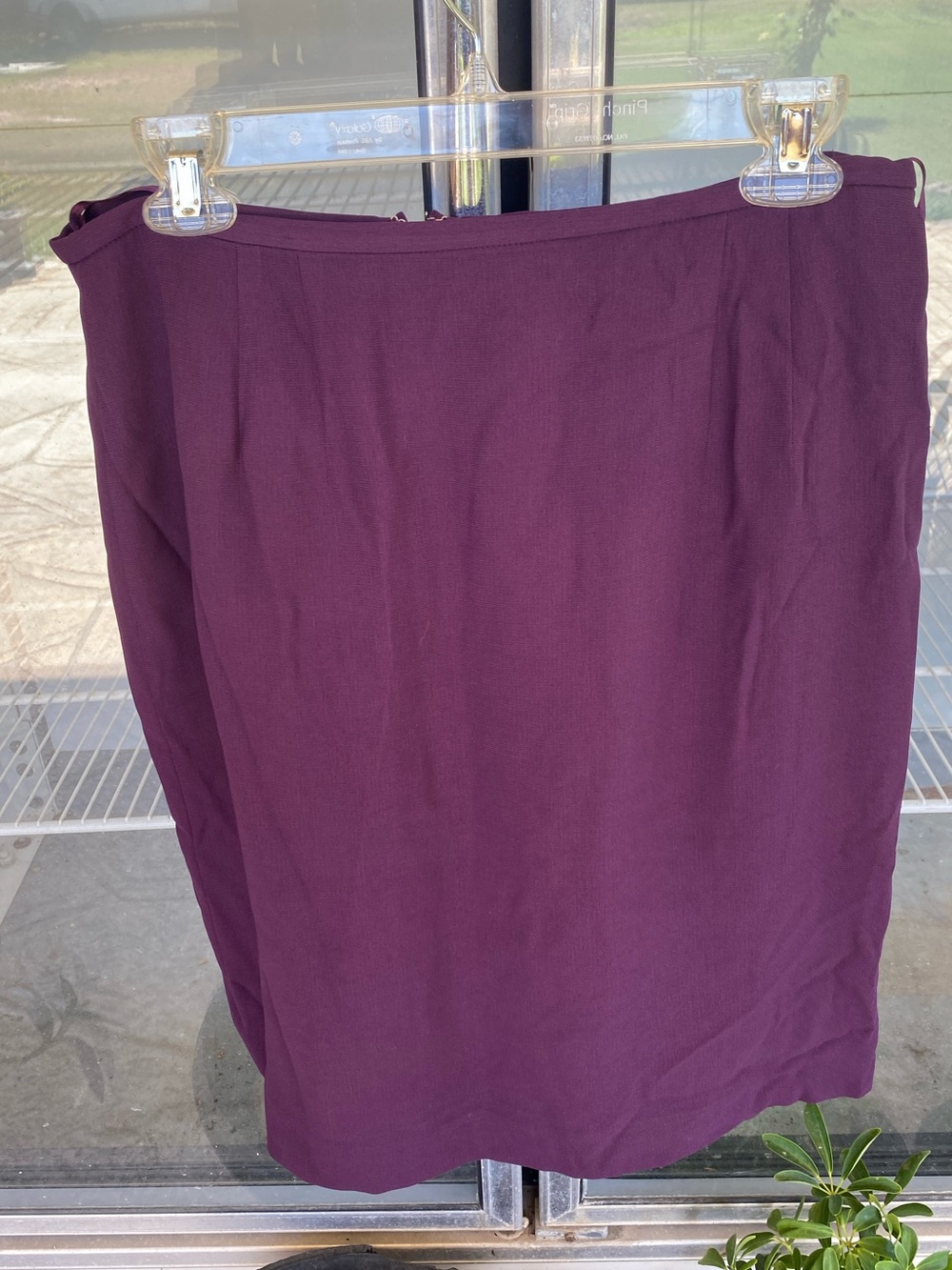 Amanda Smith Plum Pencil Skirt